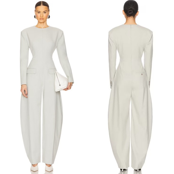 Helsa The Architect Jumpsuit in grey Size Medium - Picture 9 of 9